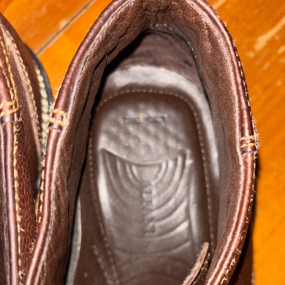 Alfani Dark Brown Chukka Soft Leather Boots Sz 10.5